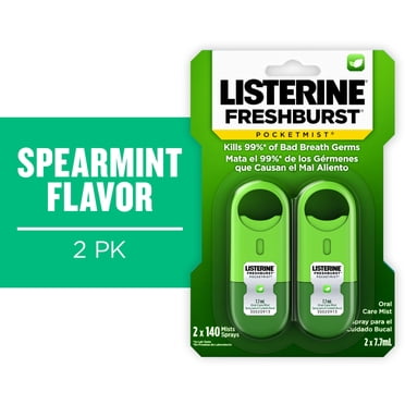 Spray Buccal Listerine PocketMist Freshburst 7,7 Ml - Neuf 140 Sprays