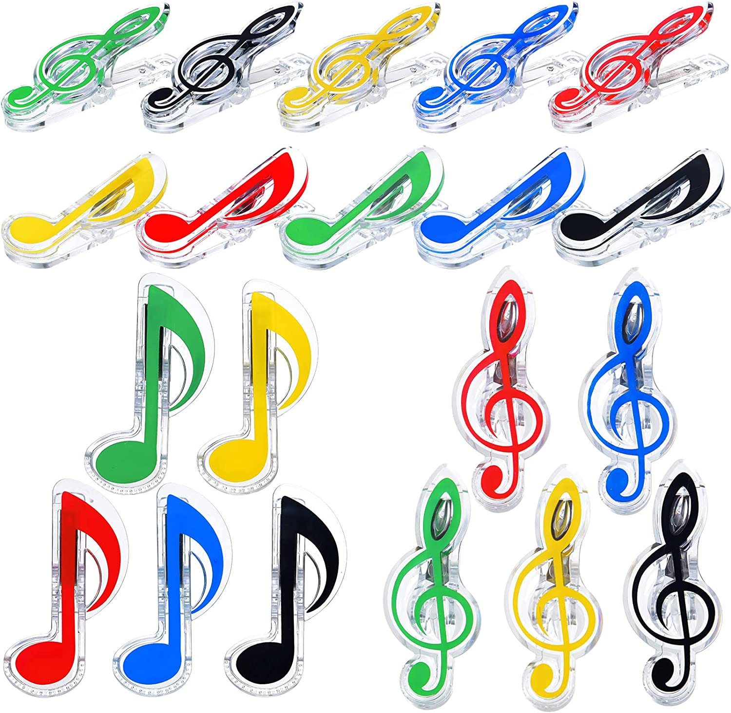 StyleCarry Music Paper Clip Holder Music Book Page Holder Plastic Clip