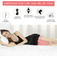 thumbnail image 3 of LQCrafK Alignment Pillow - Relieve Hip Pain & Sciatica, Leg Alignment Pillow, Smooth Spine Improved Leg Pillow for Sleeping Side Sleeper, 3 of 8