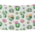 thumbnail image 3 of Coolnut Cactus Tapestry Washable Polyester Art Wall Hanging Blanket for Living Room Bedroom Dorm Party, 80 x 60 Inch Home Decor Gifts, 3 of 7