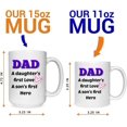 thumbnail image 4 of Great Dad Gift Mug, Dad A Daughter's First Love, Dad A Son's First Hero, 11 Oz White Ceramic Mug, Special Mug For Dad, Ceramic Novelty Coffee Mugs 11oz, 15oz Mug, Tea Cup, Gift Present M, 4 of 4