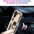 thumbnail image 4 of Designed for Samsung Galaxy A56 5G Case, Military Grade Protective Phone Case Cover with Enhanced Metal Ring Kickstand [Support Magnet Car Mount] Compatible with Samsung Galaxy A56 5G, Gold, 4 of 7
