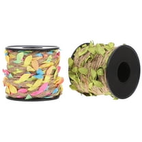 ULTNICE 2 Rolls Decorative Rattan Rope for Bright and 10m Long