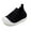 Black, variant on OSOLU Baby Shoes Boys Girls Breathable Non- Walking Sock Shoes First Walking Shoes With Soft Rubber Sole Toddler Slipper Sneaker Cozy Footwear, 18-24 Months
