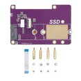 thumbnail image 2 of PCIe vers M.2 NVMe Carte d'Extension SSD, Support PCIe X1 SSD PCIe Carte Périphérique Support Gen3 pour 2230 SSD, 2 of 8