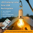 thumbnail image 5 of 1 pack Solar-Powered Camping Lantern – 600 Lumens Retro LED Light with USB Charging, 3 Modes, Timer, IP65 Waterproof for Outdoor & Indoor Use, 5 of 9