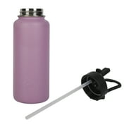 Ozark Trail 32 oz Stainless Steel Insulated Flip-Straw Water Bottle, Lilac