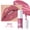 03#Single item-White Rose Pink, variant on Ulystar marble swirl mirror lip gloss, 7 moisturizing shades, full-gloss lip lacquer, long-lasting and non-sticky, hydrating and bright, perfect for daily dates and everyday makeup