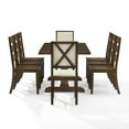 thumbnail image 5 of Crosley Furniture Joanna 9-Piece Dining Table Set in Dark Oak/Creme, 5 of 6