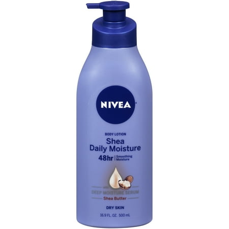 (3 pack) NIVEA Shea Daily Moisture Body Lotion 16.9 fl. (Best Nivea Body Lotion)