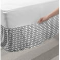 thumbnail image 2 of Ambesonne Multi-color Geometric Gathered Microfiber Bed Skirt, Queen, 2 of 2