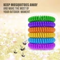 thumbnail image 4 of 12 Pack Mosquito Repellent Bracelet Band [INDIVIDUALLY WRAPPED] Insect Bug, 4 of 5