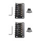 thumbnail image 1 of 2 juegos Hardtail Guitar Bridge Body Through para Piezas Eléctricas de 6 Cuerdas Negro, 1 of 8