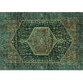 thumbnail image 1 of Ahgly Company Indoor Rectangle Persian Turquoise Blue Traditional Area Rugs, 3' x 5', 1 of 4