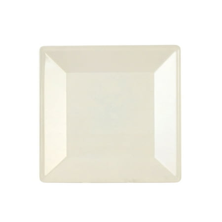 

8 1/4 x 8 1/4 x 7/8 Deep Square Plate Passion Pearl Melamine Pack of 2