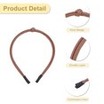 thumbnail image 5 of Unique Bargains Thin Headbands for Women Leather Head Bands for Women's Hair Fashion Hair Accessories for Women Coffee Color, 5 of 7