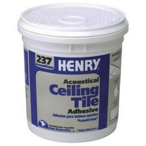 Henry 12016 1 Gallon Of #237 Acoustical Ceiling Tile Latex Adhesive / Glue - Quantity of 3