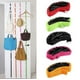 thumbnail image 1 of Colgador de plástico colorido para ropa después del último gancho ajustable para puerta con cordón (negro) ShuxiuWang 8390613607911, 1 of 1