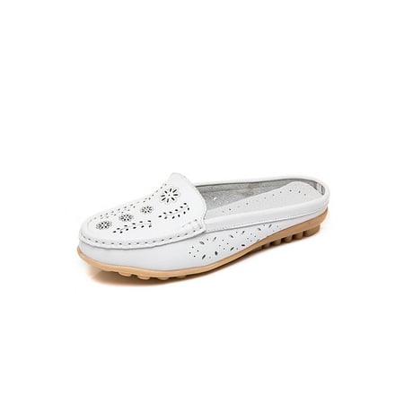 

Oucaili Women Indoor&Outdoor Comfortable Hollow Out Slide Sandals House Cool Waterproof Slides Non-slip Slip On Shower Slipper
