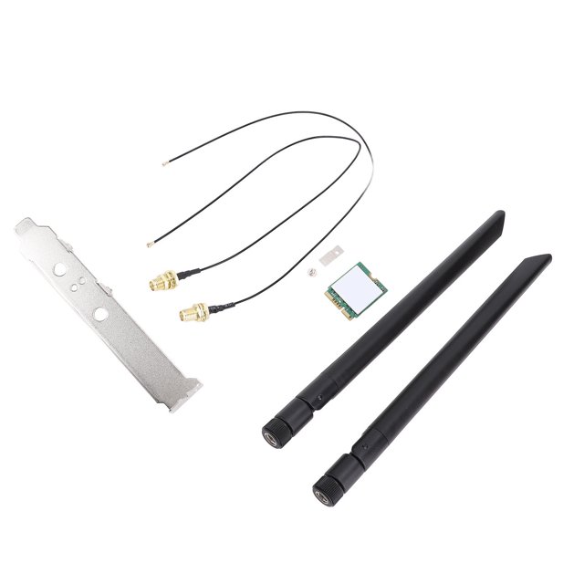 Module d'Ordinateur Portable Sans Fil AX201NGW M.2 WiFi avec 5.0, 3000Mbps 2.4GHz et 5GHz Double Bande Adaptateur WiFi 6 Puces, MU MIMO, Ultra Bas