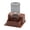Brown, variant on Small Reptile Water Bowl Automatic Water Dispenser Self-Refilling Reptile Water Dispenser for Lizards, Snakes & Small Pets, Leak-Proof Hydration Station for Terrariums and Habitats