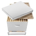 thumbnail image 4 of Honey Keeper Beginner Beehive Kit, Fully Assembled and Painted Hive Body 10 Frame Starter Set - White, 4 of 6
