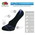 thumbnail image 5 of Fruit of the Loom Women's CoolZone Cotton Lightweight No Show Socks, 6-Pack, 5 of 5