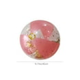 thumbnail image 3 of Deeceymbur Semi Transparent PVC Inflatable Beach Ball Multi Color for Pool Outdoor Floating Games, 3 of 9