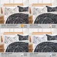 thumbnail image 4 of Elegant and Chic Winter Brush Reversible Soft Down Alt 3-Piece Comforter Set by Southshore Fine Linens, 4 of 7