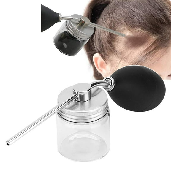 MODANU Powder Spray Bottles, Hair Building Fiber Sprayer Precision Applicator Tool for Thinning Hair Easy Dispersion Nozzle for Hairline Optimization and Blending Extensions Design