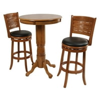 Boraam Oak Sumatra 3 pc. Pub Table Set by Boraam