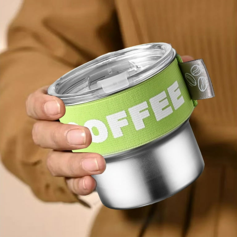 Holloyiver Coffee Travel Mug Spill Proof Leak Proof 400ML, Insulated Coffee  Mug with Lid, Best Coffee Cups Reusable, Small Coffee Thermos No Handle for  Men and Women for Hot & Cold Drinks -