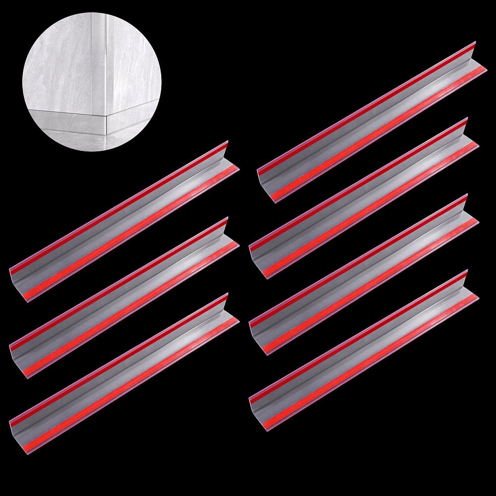 Self-Adhesive PVC Corner Protector Strips Transparent Edge Guard for Furniture & Walls Clear 400x40x40mm