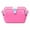 Pink, variant on Waterproof Silicone Tote Bag, Jelly Waterproof Bag, Food and Cosmetics Silicone Storage Bags for Swimmers, Outdoor, Beach