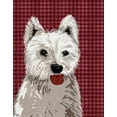 thumbnail image 2 of Fab Funky 20x24 Gold Ornate Wood Framed with Double Matting Museum Art Print Titled - West Highland Terrier Plain, 2 of 4