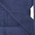 thumbnail image 3 of BNM Turkish Cotton Solid Towel Set of 6, Navy Blue, 3 of 6