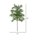thumbnail image 2 of Vickerman 28" Green Woolsey Pine Artificial Christmas Spray. Includes 2 sprays per pack., 2 of 2