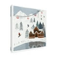 thumbnail image 2 of Victoria Barnes 'Ski Slope I' Canvas Art, 2 of 3