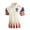 A115 White, variant on FASHOFT 250th Anniversary USA Shirt Men 4th of July Polo Shirts Moisture Wicking Patriotic Golf Polos White L