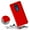 Red, variant on GSA Rubberized Shockproof Hybrid Case for LG K40, Harmony 3 Black
