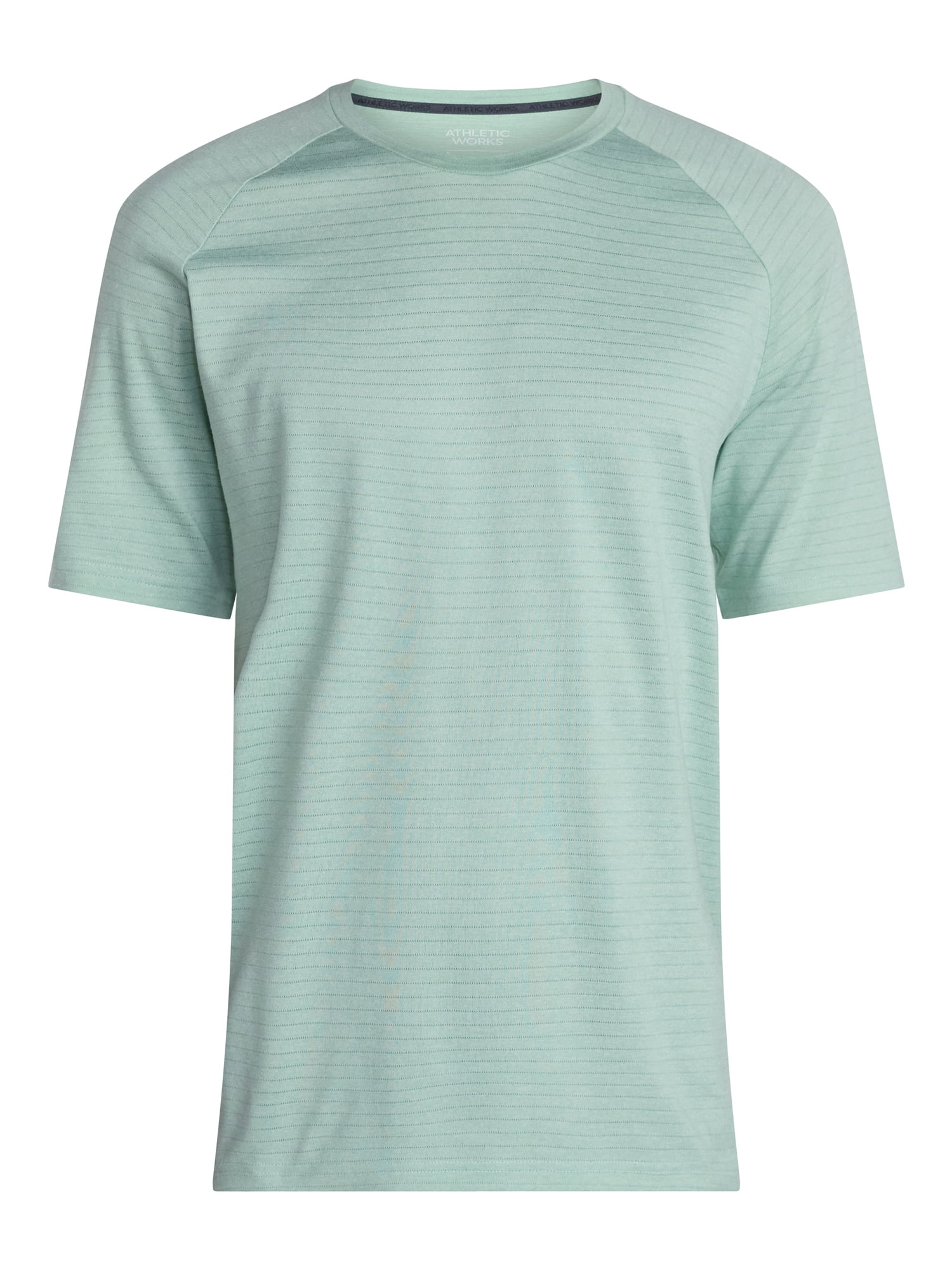 Athletic Works Men's and Big Men's Stripe Jersey Tee with Short Sleeves, Sizes XS-4XLT
