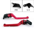 thumbnail image 1 of Long Brake Clutch Levers For Aprilia Aprilia RSV4 FACTORY/RSV4-R/RR TUONO V4 Red, 1 of 2
