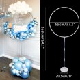 thumbnail image 3 of 1/2 juego de soporte para globos de látex, soporte para globos, columna, globos metálicos, suministros de decoración para fiestas de cumpleaños infantiles y bodas, 3 of 5