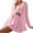 Hot Pink, variant on Women Pajamas Set 19 Piece Lounge Sets with Open Front Cardigan Pocketed Cami and Shorts Pjs with Button Robe Set Satin Sleepwear Loungwear for Home, Hot Pink, Small