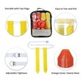thumbnail image 2 of Flag Football Set,10 Player Belts and Flags Set, Complete Indoor & Outdoor Training Set,Football Kit, 2 of 6