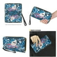 thumbnail image 4 of ZUXONGSY Tie-Dye Shark Print Purse and Wallet Sets for Women Handbag and Purse Set Satchel Purse Top Handle Tote Bag for Women Leather Shoulder Handbag with Wallet, 4 of 4