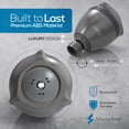 thumbnail image 5 of SparkPod High Pressure Shower Head, Rain, Massage & Pulsating Modes, Wall Mount Showerhead (Charcoal Grey), 5 of 8