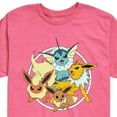 thumbnail image 2 of Pokémon - Eevee Group - Youth Short Sleeve Graphic T-Shirt, 2 of 4