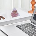thumbnail image 4 of IPEWLEX Pyramid Orgonite Healing Crystals Pyramid With Positive Energy - Elegant Office Desk Ornament with Sparkling Crystal Tower Design - Perfect Gift Idea, 4 of 6