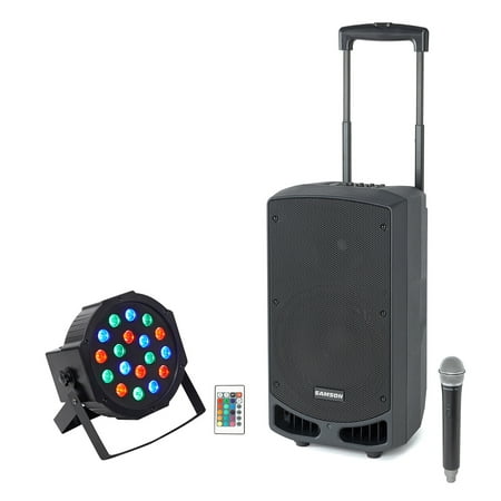 Samson Expedition XP310W-K 10" Portable PA Rechargeable Speaker+Battery Light